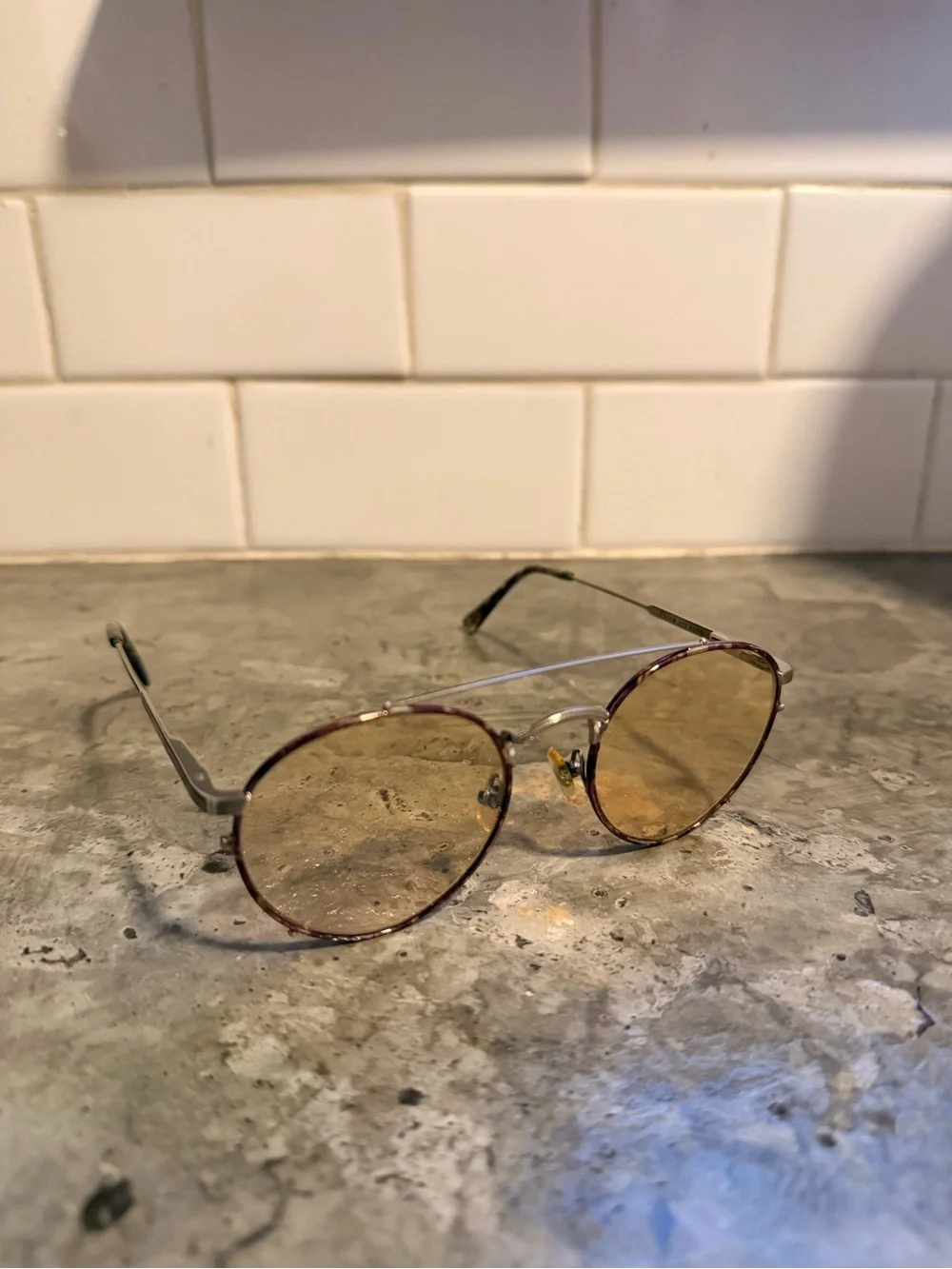 Crap Eyewear Tuft Safari Sunglasses - Yellow